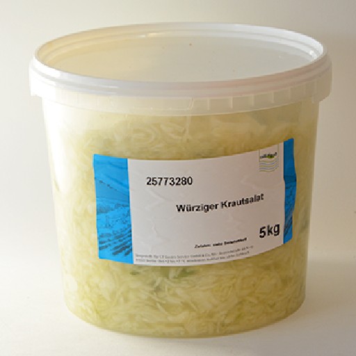 C&F WÜRZIGER KRAUTSALAT 5.00 KG C&F Würziger Krautsalat 5,0kg