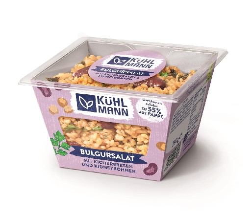 BULGURSALAT KICHER + KIDNEY 4X250G  Bulgur, Kidneybohnen,Kichererbsen, Zwiebeln und frische Petersilie Bulgursalat Kicher + Kidney 4x250g