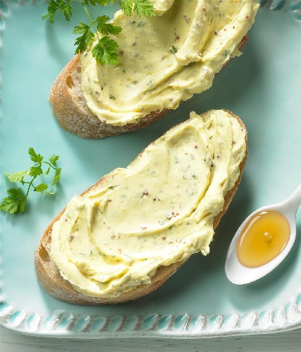 NAPURO SENF-HONIG-CREME AUS FRISCHKÄSE 0,5 KG Napuro Senf-Honig-Creme aus Frischkäse 0,5 kg