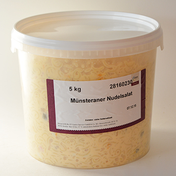 NAPURO NUDELSALAT  MÜNSTERANER  5.00 KG Napuro Nudelsalat Münsteraner 5kg