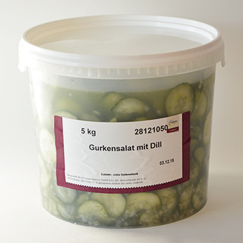 NAPURO GURKENSALAT MIT DILL 5.00 KG Napuro Gurkensalat mit Dill 5,0kg