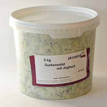NAPURO GURKENSALAT MIT JOGHURT 5.00 KG Napuro Gurkensalat mit Joghurt 5,0kg