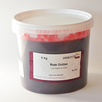 NAPURO ROTE GRÜTZE OHNE ALKOHOL 5.00 KG Napuro Rote Grütze - ohne Alkohol 5,0kg 