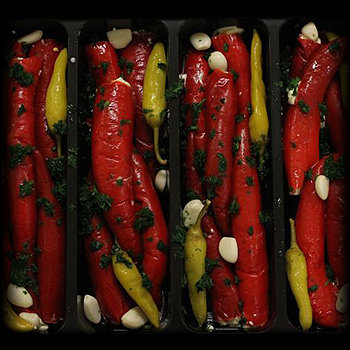 NAPURO ANTIPASTI GEFÜLLTE ROTE PEPERONI 1KG Napuro Antipasti gefüllte Rote Peperoni 1 kg