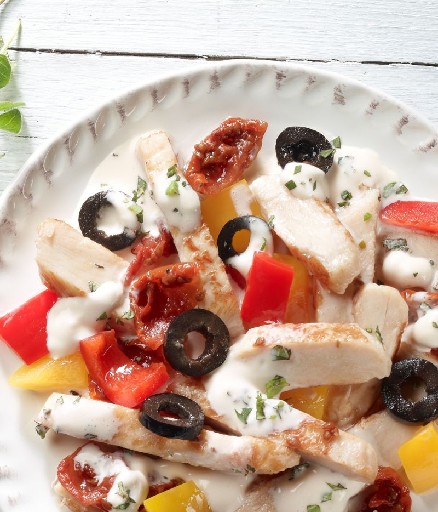 NAPURO GEFLÜGELSALAT SIZILIEN 1 KG  Napuro Geflügelsalat Sizilien 1 kg 
