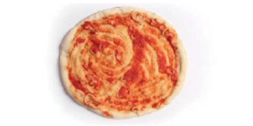 PIZZABODEN 28CM MIT SOSSE 20x220g BASEPIZZA Pizzaboden 28cm mit Sosse 20x220g
