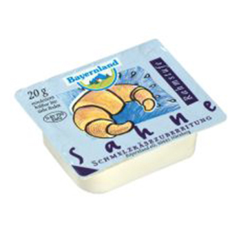 SAHNESCHMELZKÄSE 60 X 20G 1,20 KILO KARTON Sahneschmelzkäse 60x20g