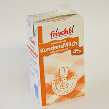 KONDENSMILCH 4% 12 X 1KG FRISCHLI Kondensmilch 4% 12x1kg Frischli