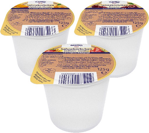 JOGHURT FRUCHTSAHNEKÖRBCHEN 7,3% 20X125 GR Joghurt Fruchtsahnekörbchen 7,3% 20x125g
