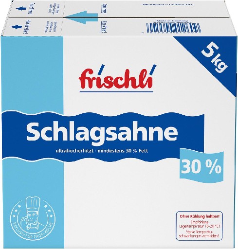 FRISCHLI 5KG BIB H-SAHNE 30% Frischli 5Kg BIB H-Sahne 30%
