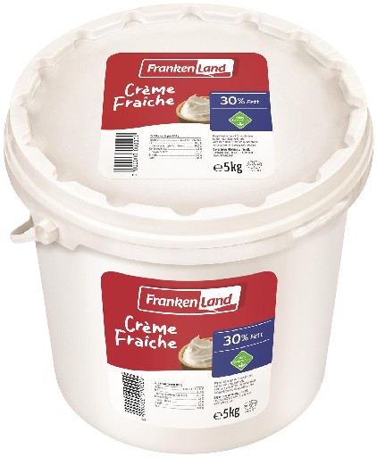 FRANKENLAND CREME FRAICHE 30% (162) 5KG EIMER Frankenland Creme Fraiche 30% 5Kg