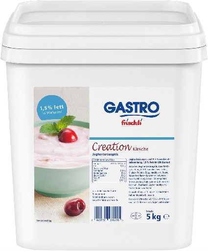FRISCHLI FRUCHTJOGHURT KIRSCHE 1,5% 5KG Frischli Fruchtjoghurt Kirsch 1,5% 5kg