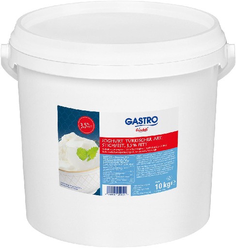 WH JOGHURT NATUR TÜRK: ART 3,5% 10KG EIMER Wiesehoff Joghurt Natur Türk. Art 3,5% 10kg