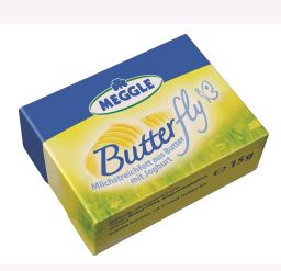 BUTTER PORTIONEN MEGGLE BUTTERFLY 100X15G Meggle Butterfly Butter Portionen 100x15g