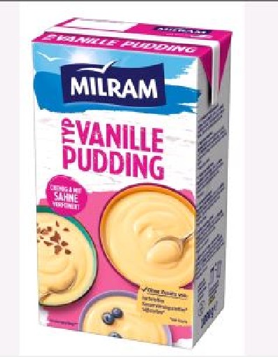 MILRAM VANILLEPUDDING 1KG Milram Vanillepudding 1kg