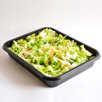 MISCHSALAT MÜLHEIM 1 KG (72) 20% Weißkohlstreifen, 40% EIsbergstreifen, 30% Endivienstreifen, 10% Möhrenstreifen Mischsalat Mülheim 1kg