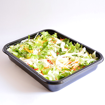 MISCHSALAT ESSEN 1 KG (72) 30% Eisbergstreifen, 30% Endivienstreifen, 15% Weißkohlstreifen, 5% Möhrenstreifen, 5% Paprika Rot Streifen Mischsalat Essen 1kg