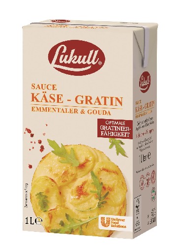Lukull Käse Gratin Sauce 1l