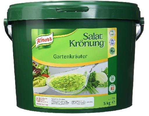 KNORR GARTENKRÄUTER DRESSING 5KG EIMER Art-Nr. 751 Knorr Gartenkräuter Dressing 5kg