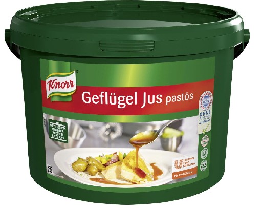 KNORR GEFLÜGELJUS PASTÖS ODZ 7KG EIMER Art-Nr. 693 Knorr Geflügeljus Pastös ODZ 7kg