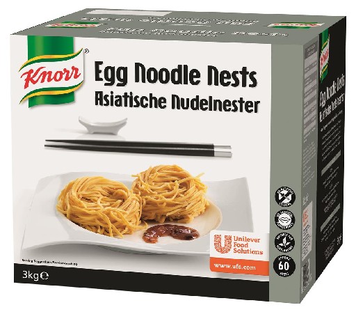 KNORR NOODLES ASIA. NUDELNEST 3KG KARTON Art-NR. 25076 Knorr Noodles Asia. Nudelnest 3Kg Karton