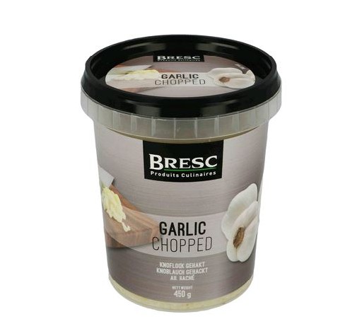 BRESC KNOBLAUCH GEHACKT 1KG Vegan Bresc Knoblauch gehackt 1Kg