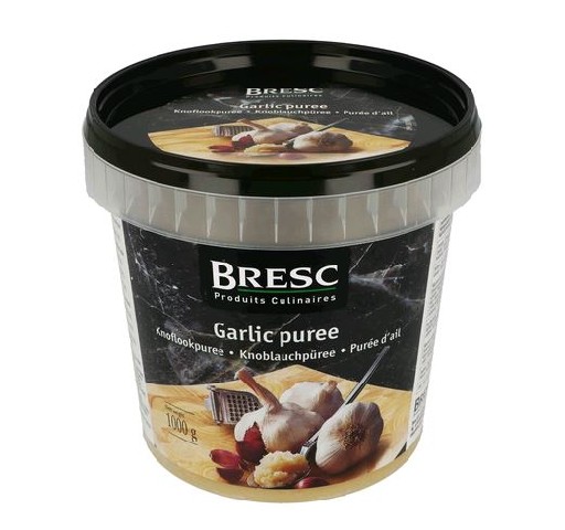 BRESC KNOBLAUCH PÜREE 1KG Vegan Bresc Knoblauch Püree 1Kg