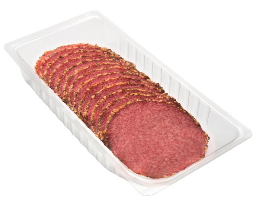 *FW* KRÄUTERSALAMI GESCHNITTEN (382) 500G Kaliber ca. 95mm - 67 Scheiben Kräutersalami geschnitten 500g