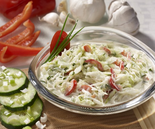 VB *WF* WEIßKRAUT-TZATZIKI-SALAT (33) 1,5 KG  Tzatziki Krautsalat 1,5kg