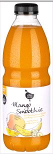 ELKA MANGO SMOOTHIE (538) 1L FLASCHE 100% frisch gepresster Apfelsaft mit Mango- & Bananenpüree Elka Mango Smoothie 1L