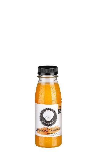 GRANDMADE TROPICAL SUNRISE (538) 6X250ML KARTON 100% frisch gepresster Apfelsaft mit Ananas-, Melonen-, Passionsfrucht- & Mangopüree Grandmade Tropical Sunrise 6x250ml Karton