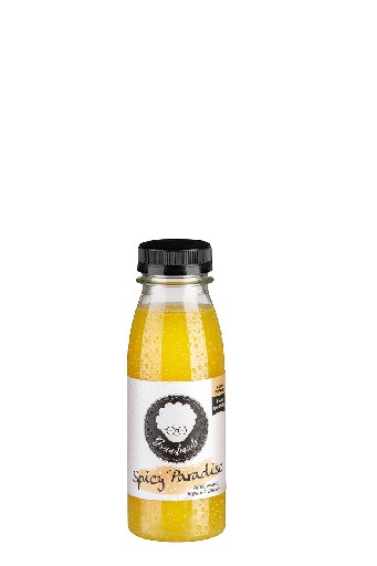 GRANDMADE SPICY PARADISE (538) 6X250ML KARTON 100% frisch gepresster Apfel- und Zitronensaft mit Ananaspüree & Ingwersaft Grandmade Spicy Paradise 6x250ml Karton