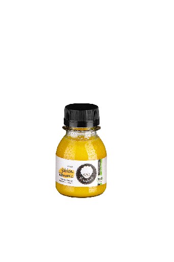 GRANDMADE GOLDEN TURMERIC  (538) 12X60ML KARTON 100% frisch gepresster Zitronensaft mit Ananaspüree & Ingwer-Kurkumasaft aus biologischem Anbau Grandmade Golden Turmeric 12x60ml Karton