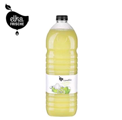 ELKA LIMETTE FRISCH GEPRESST (538) 3,05L FLASCHE 100% frisch gepresster Limettensaft mit Fruchtfleisch Elka Limette frisch gepresst 3,05L