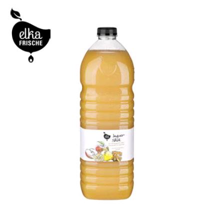 ELKA INGWER-SHOT (538) 3,05 L FLASCHE 100% frisch gepresster Apfelsaft mit Ingwersaft Elka Ingwer-Shot 3,05L