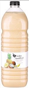 ELKA KOKOS SMOOTHIE (538) 3,05 L FLASCHE 100% frisch gepresster Apfelsaft mit Kokosnuss-, Ananas- & Bananenpüree Elka Kokos Smoothie 3,05l