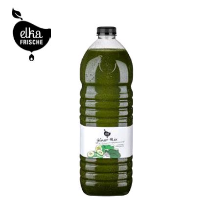 ELKA GRÜNE-GURKE-MIX (538) 3,05L FLASCHE 100% frisch gepresster Apfel-Gurke-Spinatsaft Elka Grüne-Gurke-Mix 3,05L 