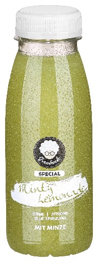 GRANDMADE SMOOTHIE MINTY LEMONADE (538) 6X250ML KARTON Erfrischungsgetränk mit Birnen- Zitronen - und Minzsaft + Blue Spirulina-Extrakt Grandmade Smoothie Minty Limonade 6x250ml