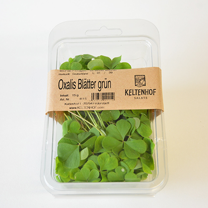 KELTENHOF OXALIS BLÄTTER GRÜN 15G SCHALE Keltenhof Oxalis Blätter Grün 15g Schale
