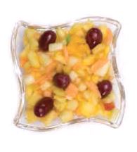 FRUCHTSALAT FINE FRUIT 5 KG (33) Apfel rot + grün, Cantaloupe + Honigmelone, Orangen, Ananas und Trauben kernlos Fruchtsalat Fine Fruit 5 Kg