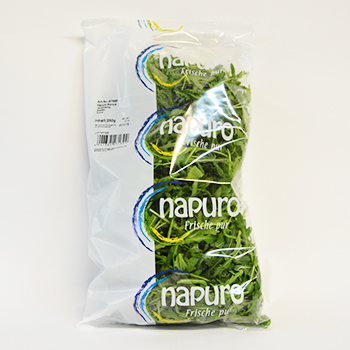 NAPURO RUCOLA GEPUTZT (111) 250 G BEUTEL/KG  Napuro Rucola geputzt 250g Beutel