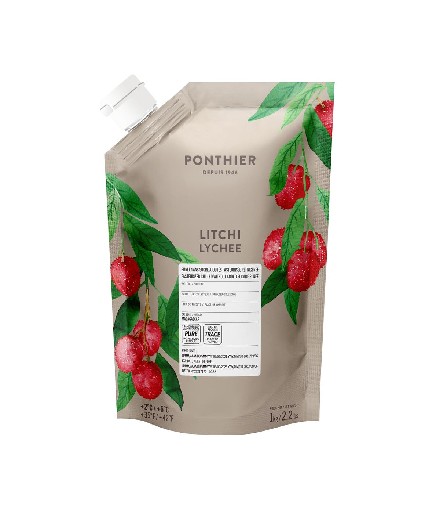 FRUCHTPÜREE LITSCHI 1L Ponthier Fruchtpüree Litschi 1L