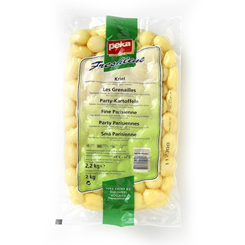 PEKA PARTYKARTOFFELN GEGART(301) 2,0 KG BEUTEL Peka Partykartoffeln gegart 2kg