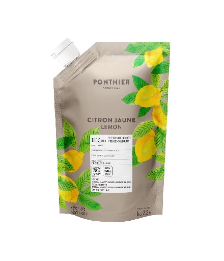 FRUCHTPÜREE ZITRONE 1 L Ponthier Frucht Püree Zitrone1l