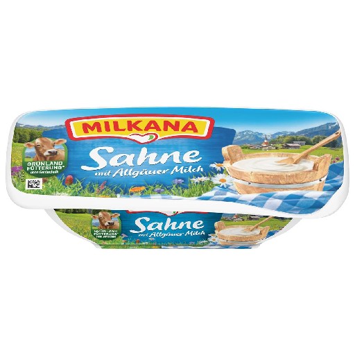 MILKANA SCHMELZKÄSE SAHNE 8 X 190G BECHER Milkana Schmelzkäse Sahne 8 x190g
