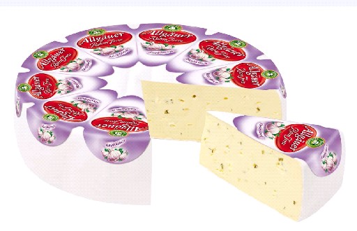 ALLGÄUER RAHMTORTE KNOBLAUCH 65% 1,4KG  Allgäuer Rahmtorte Knoblauch 65% 1,4kg
