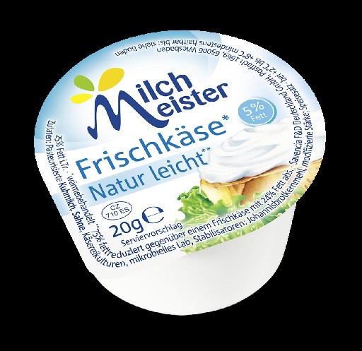 MILCHMEISTER  5% FRISCHKÄSE 60 X 20G NATUR leicht  Milchmeiter  5% Frischkäse 60 X 20G Natur leicht 