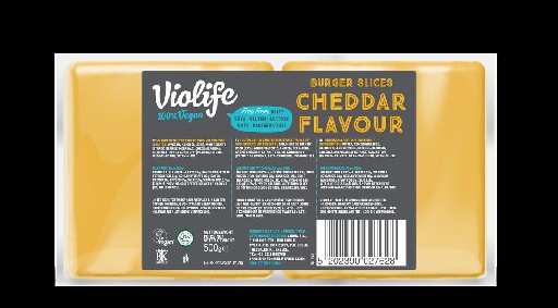 Violife Cheddar Geschmack Scheiben 500g