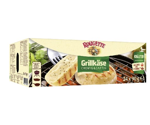 Rougette Grillkäse Kräuter 55% 24x90g