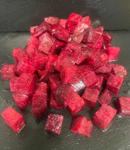 ROTE BETE  WÜRFEL GROB 20MM (72) 2,5KG Rote Bete Würfel grob 20mm 2,5kg